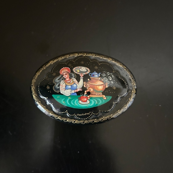 Russian Trinket Box. NWOT - Picture 3 of 5